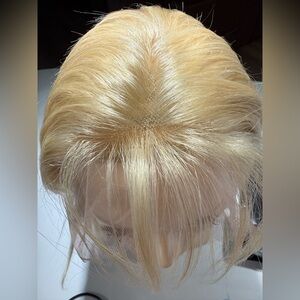 💯% 14” HUMAN Hair, Bob Cut, Blonde